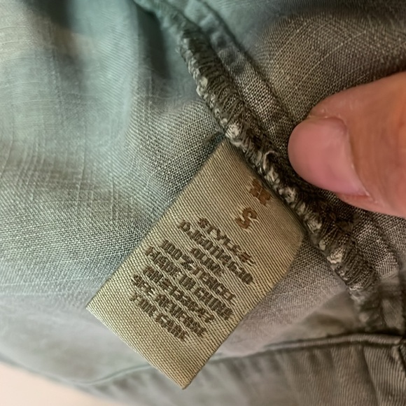 Altar’d State olive gray utility vest size small vest with pockets EUC - Picture 4 of 8